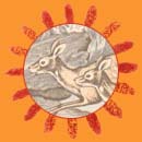 Tiere eines Rupienscheins