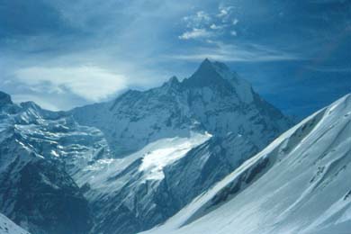 beeindruckender Bergblick