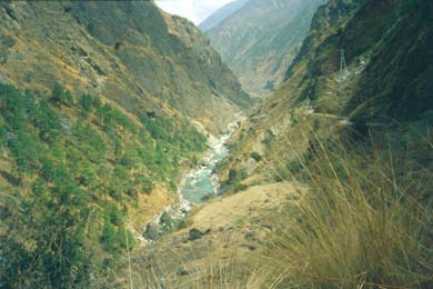 Der Fluss Trishuli