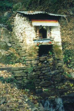 kleines Huschen mit Gebetsmhle